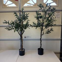 Faux Olive Trees 🌳 - 4ft  &  3ft 7in