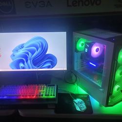 Gaming Computer Setup Excellent For Djs,  Musicians,  Arts , Streaming 