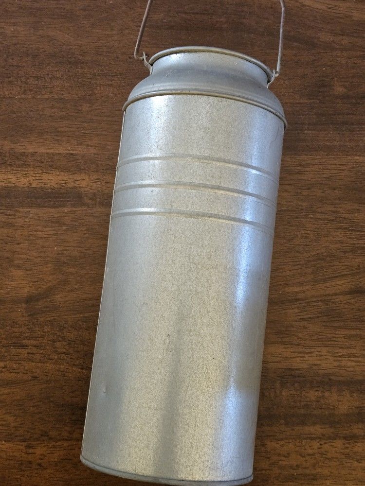 Tin Milk Jug / Vase Only $5