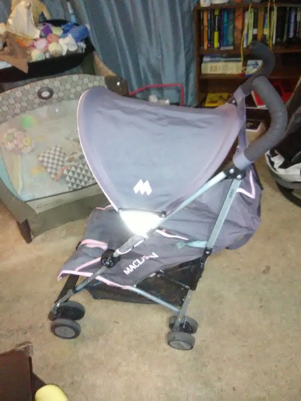 Maclaren quest stroller pink/grey