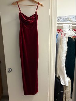Windsor Red Glitter Mermaid Dress