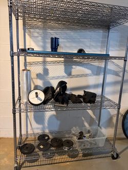 Metal shelf