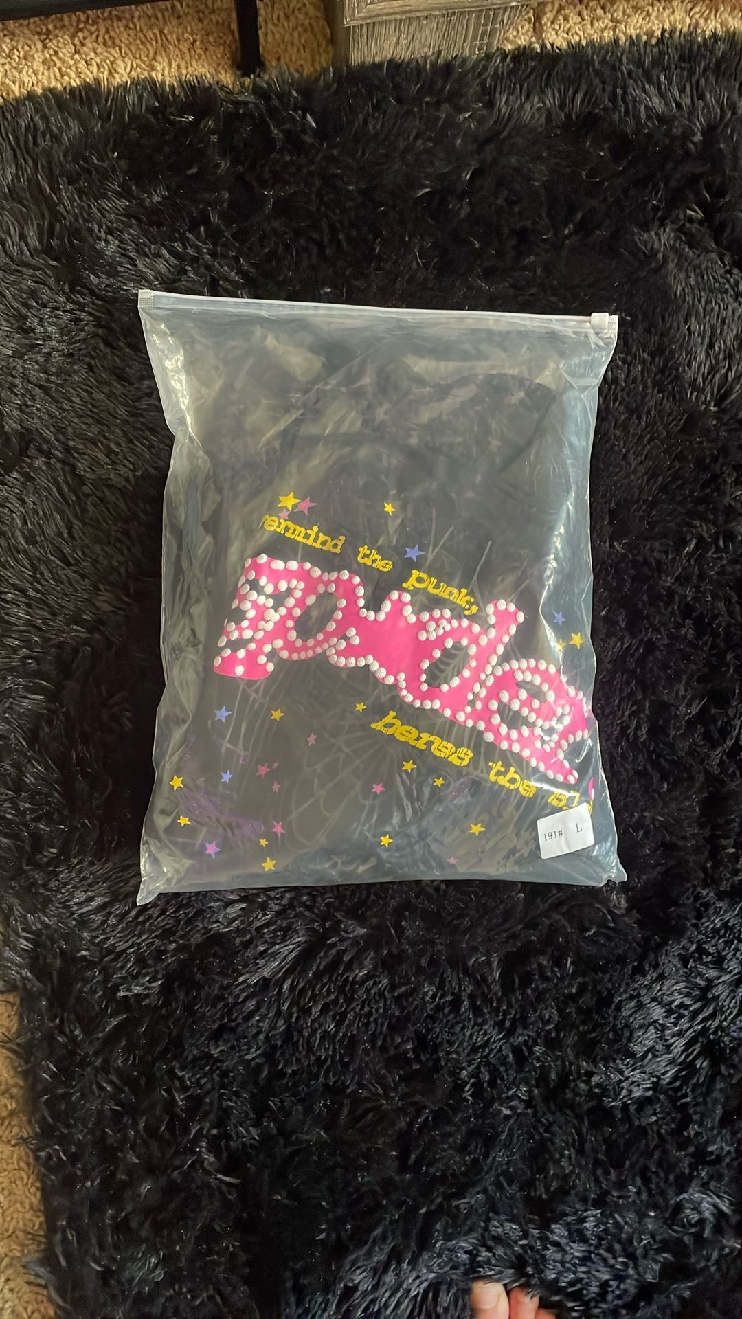Spider Hoodie Black