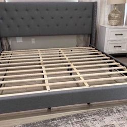 New King Size Platform Bed Frame 