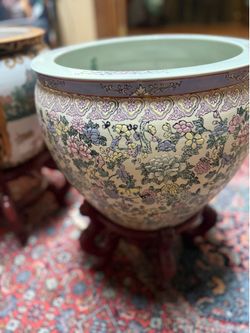 Chinese porcelain planters