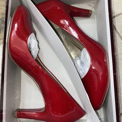 Red (Glossy) HIGH HEELS