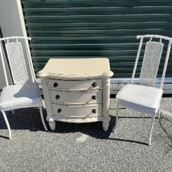 Vintage White Chairs 