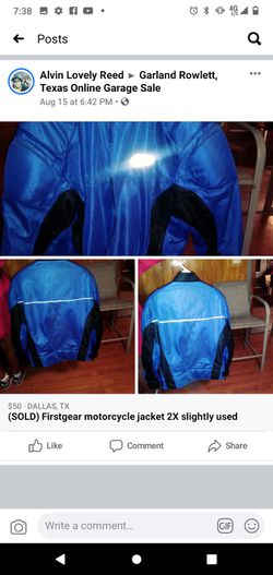 Mash motorcycle jacket 2x