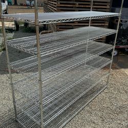 Uline 72” x 24” wire shelf, new condition