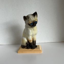 Porcelain Siamese Cat 