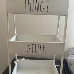 White mini shelf