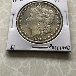 1878 Morgan Silver  Dollar $1 US Mint 1878-P (VF)