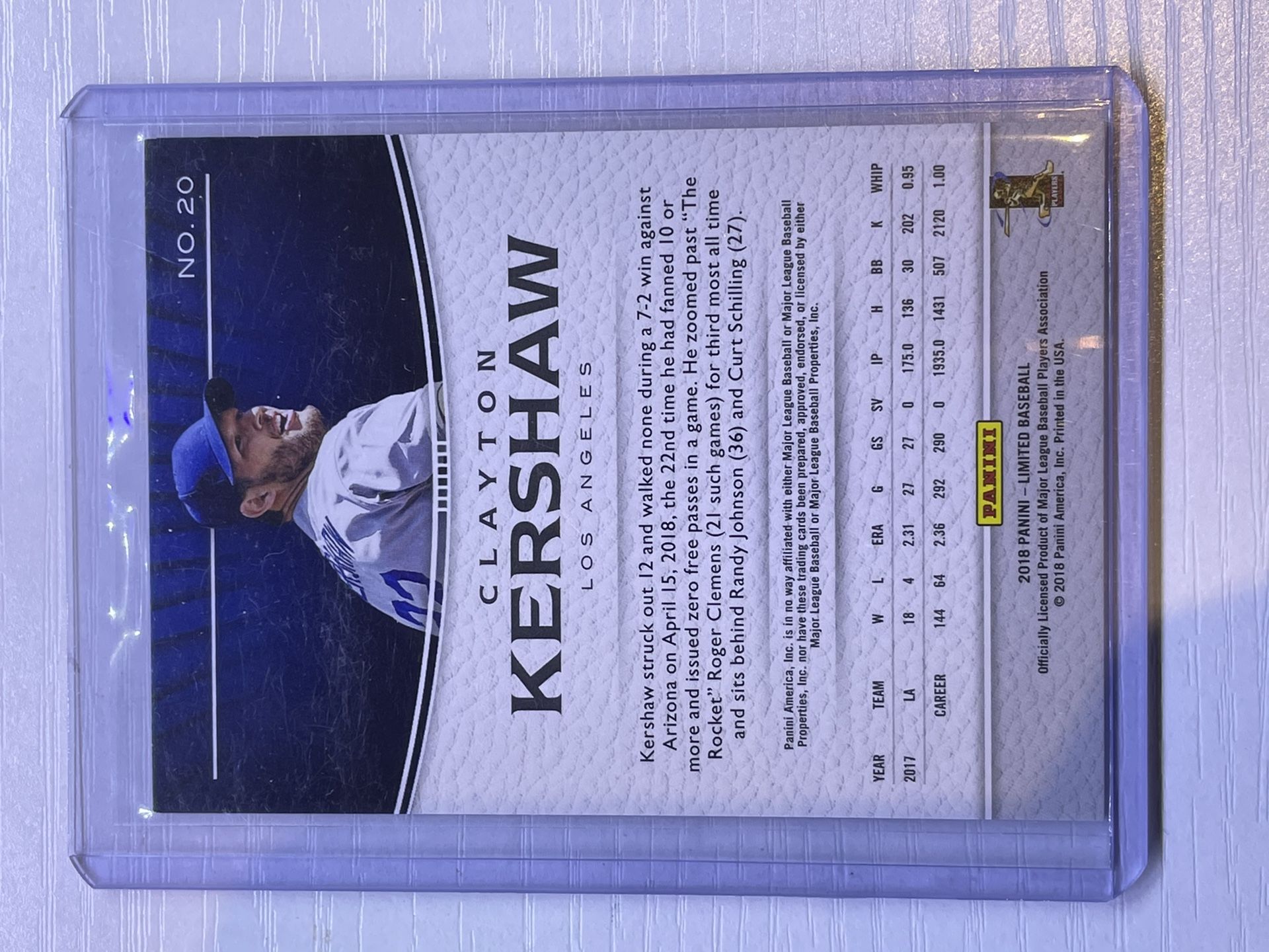 Clayton Kershaw 2006 Rookie Baseball Trading Card for Sale in Temecula, CA  - OfferUp