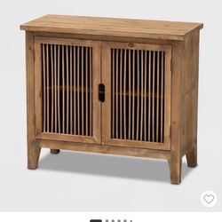 2-Door Wood Accent Cabinet