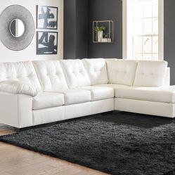 New white sectional with free delivery