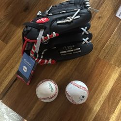 Baseballs and Mits