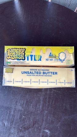 BUTTERY SQUISH Unsalted Buttwe Squishy Toy