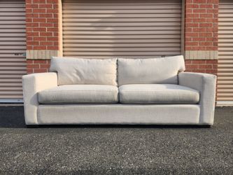 Crate & Barrel Axis 88" Sofa (Cream) *Delivery Available*