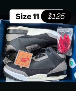 Jordan 3s size 11 like new