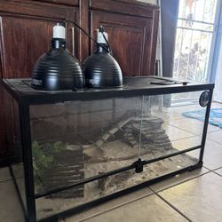 Reptile Enclosure Gate Tank 40 Gallon