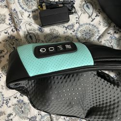 Neck And Shoulder Heating Massager | Brand New Neck Shoulder Back Massager With Soothing Heat and Massage Pillow 