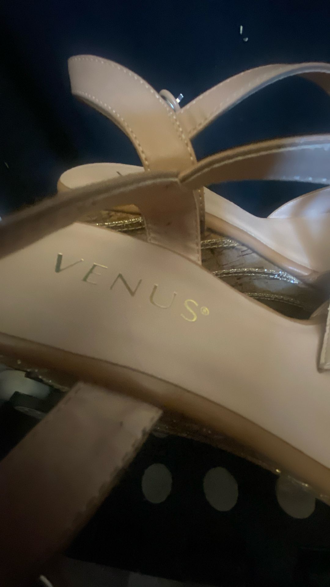 Venus Wedge Tan Heels