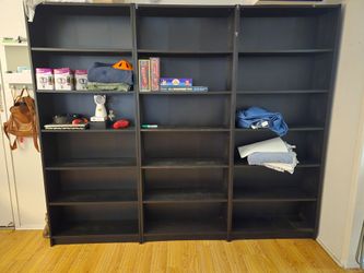 3 Ikea Billy Bookcases