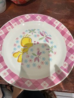 Looney tunes tweety plate