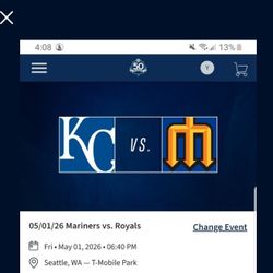 5/1/26 Mariners Tickets (Terrace Club Sec 245)