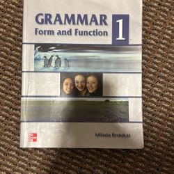 Grammar Form and Function