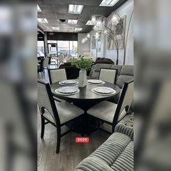 5PC Round Dining table set