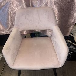 Pink Velvet Chair