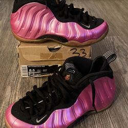 Nike Air Foamposite One “Breast Cancer” Size 8.5