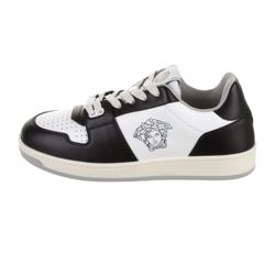 Brand New Authentic Versace Black And White Medusa Logo Women’s Sneakers EU 39 US 9