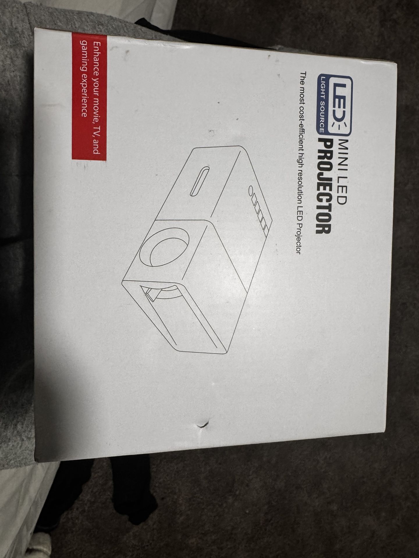 Mini LED projector.