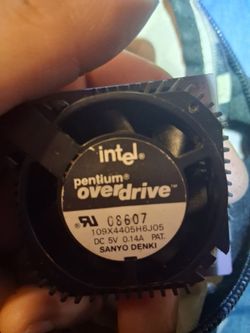 Intel Pentium Overdrive CPU with Heatsink Fan