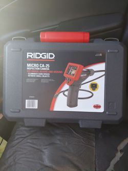 Ridgid micro ca-25 inspection camera