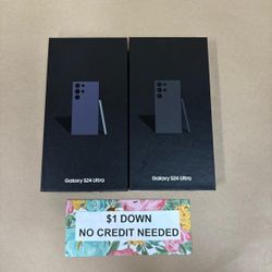Samsung Galaxy S24 Ultra 5G - Only $1 Today Pay The Rest Later! 