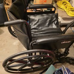 Set of extra-wide mobility equipment. Wheelchair & Walker