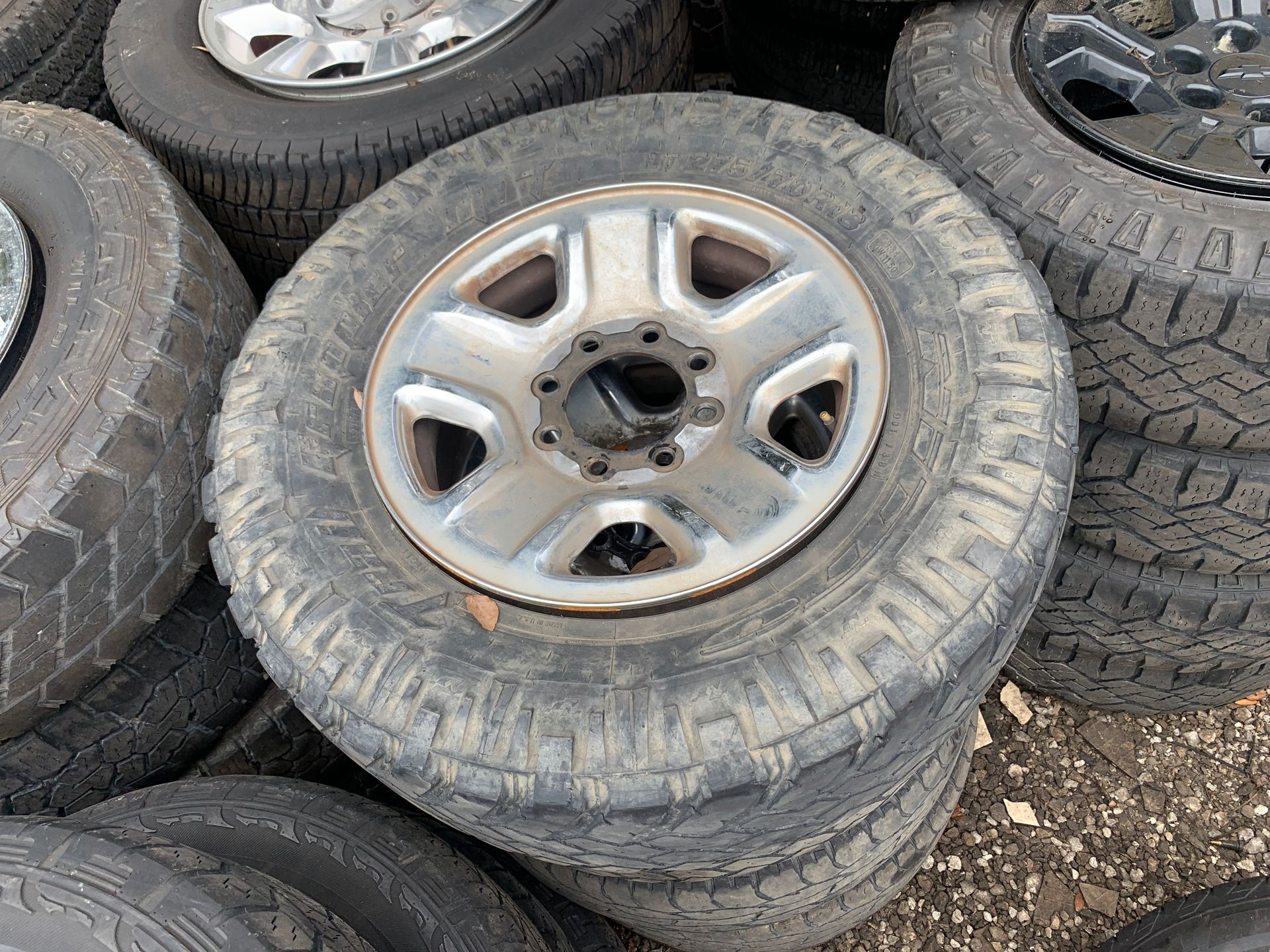 Ram 2500 3500 rims and tires must go!!