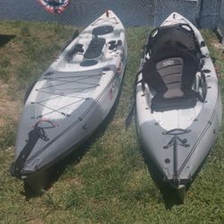 Twin kayaks