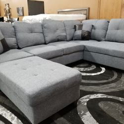 Light Grey Sectional 