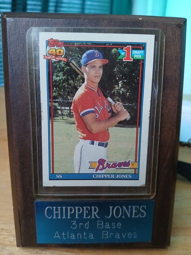 Chipper Jones #1 DRAFT PICK ROOKIE #333