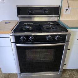 Bosch 30” Stainless Steel Gas Range – Works Great