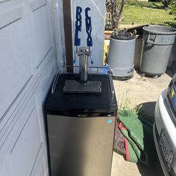 Two tap  kegerator