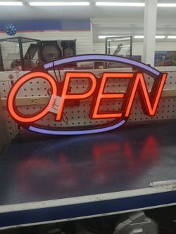 Open sign