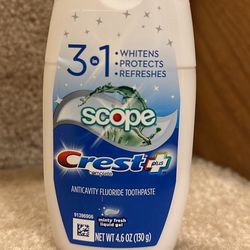 new crest toothpaste $2