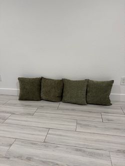 Green pillows 16x16