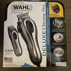 Wahl Deluxe Chrome Pro Haircut Kit
