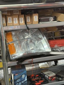 Pair Of Headlights For Chevy Silverado 2007-13 LED Projector Luces Farros Focos Cuartos 